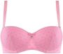 Marlies Dekkers rebel heart balconette bh wired padded pink and gold - Thumbnail 1