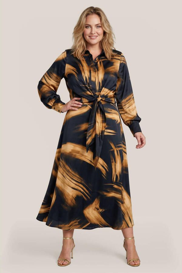 Mart Visser blouse met print zwart