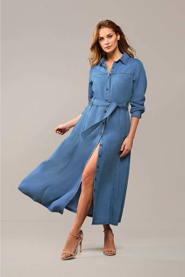 Mart Visser spijkerjurk medium blue denim - Foto 2