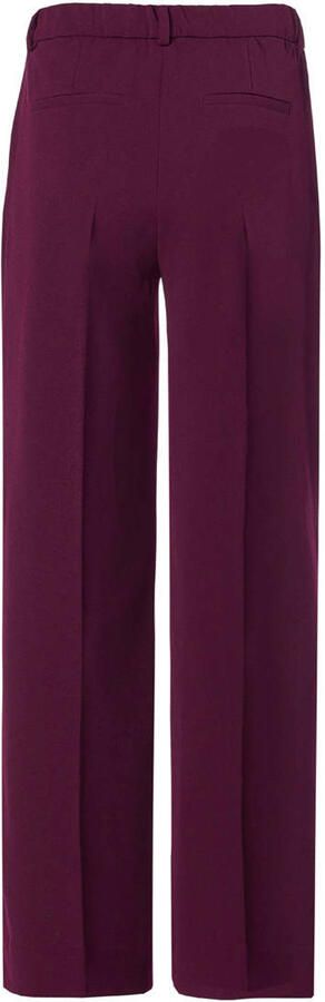 Mart Visser straight high waist pantalon donkerrood - Foto 2