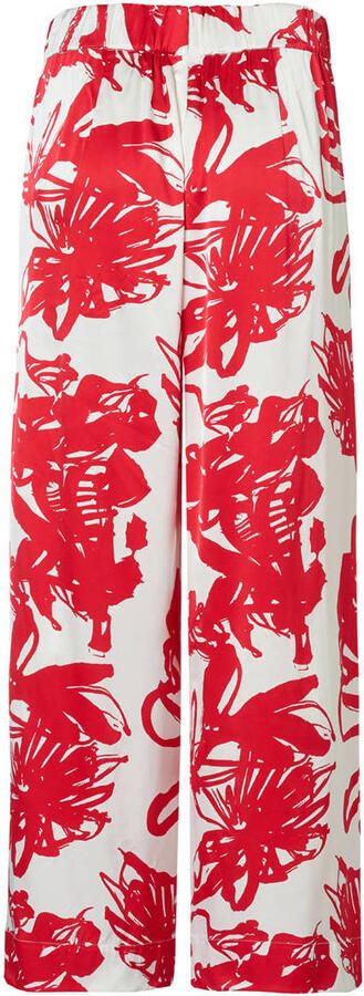 Mart Visser wide leg regular waist pantalon rood