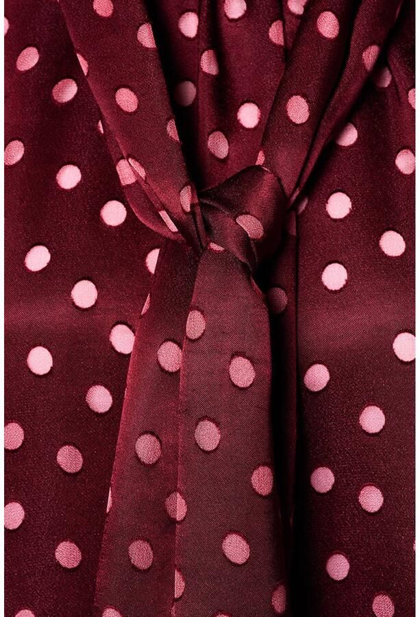 Mart Visser X Caroline Tensen blouse met stippen aubergine - Foto 2