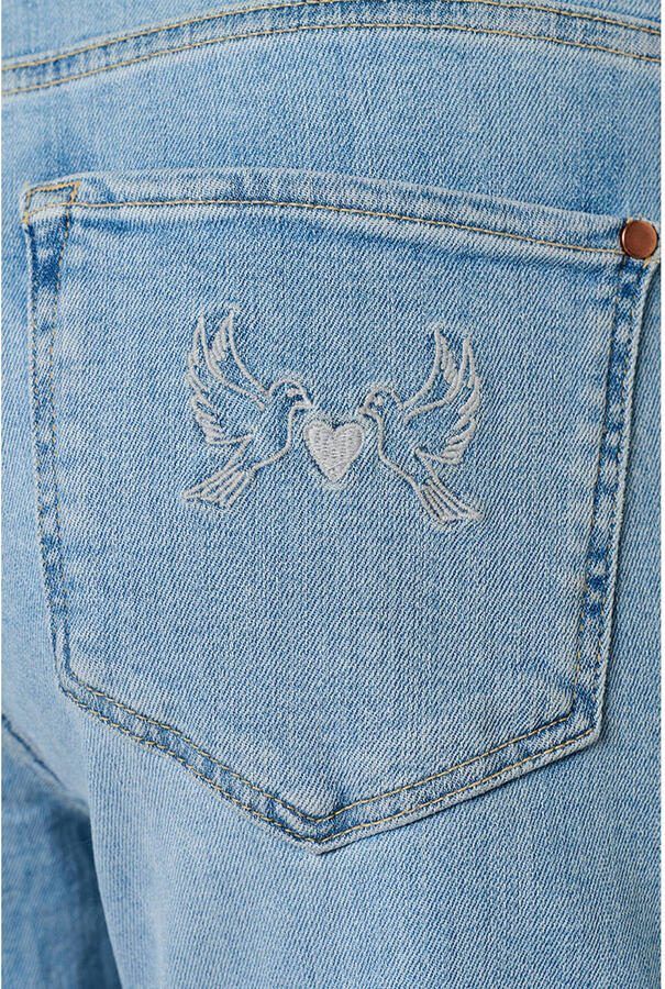 Mart Visser X Caroline Tensen Detroit high waist slim fit jeans light blue denim - Foto 2