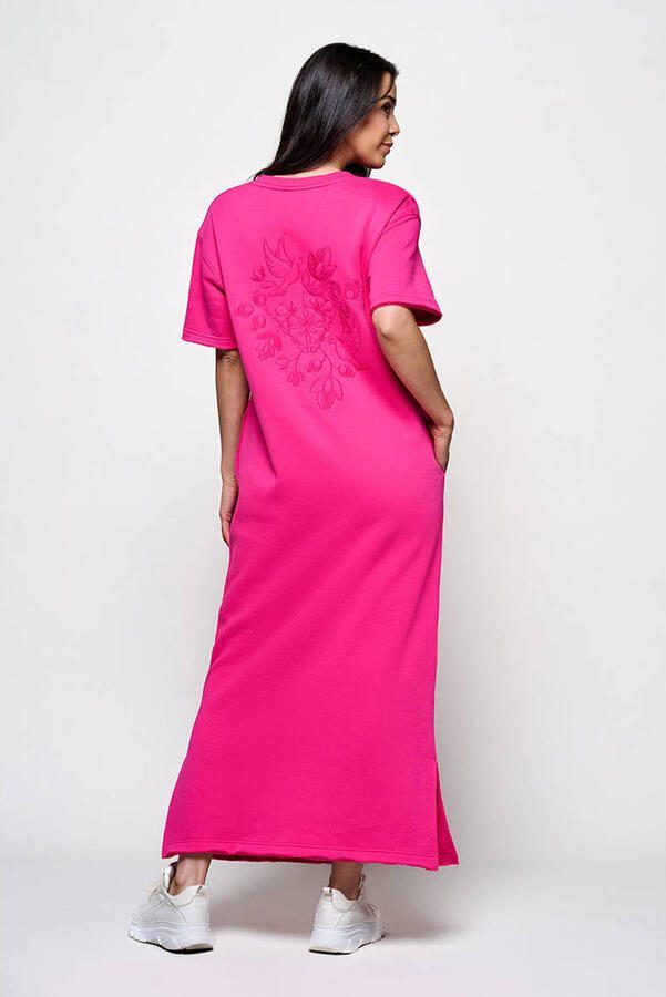 Mart Visser X Caroline Tensen maxi jurk fuchsia - Foto 2