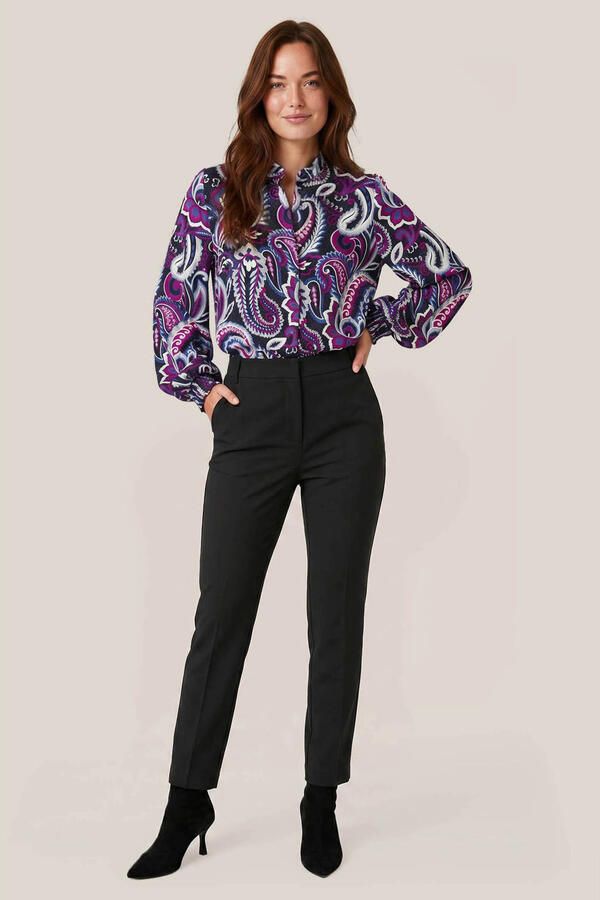 Mart Visser X Caroline Tensen slim fit broek zwart