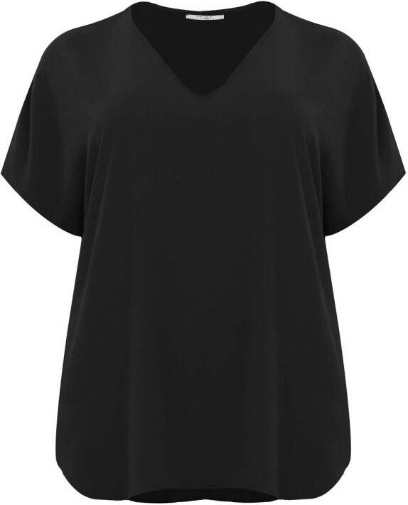 Mat Fashion blousetop zwart