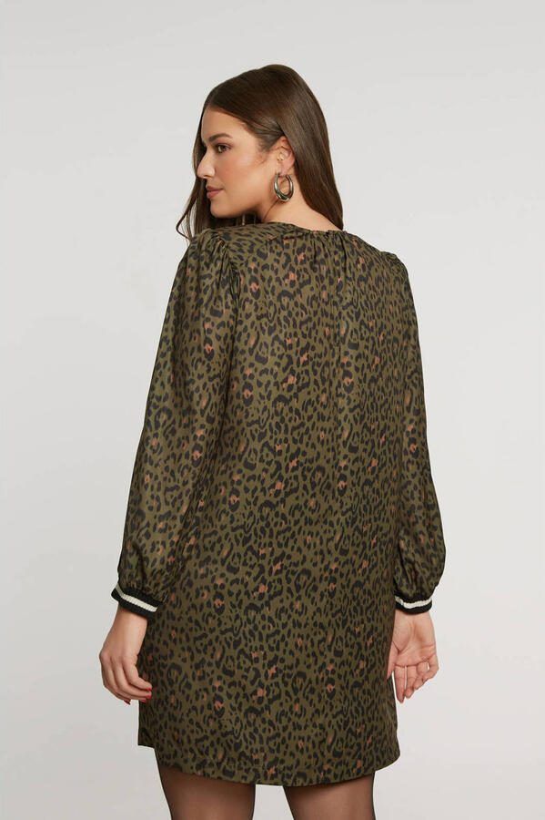 Mat Fashion korte jurk groen - Foto 2