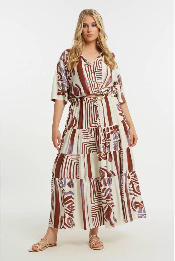 Mat Fashion maxi rok ecru