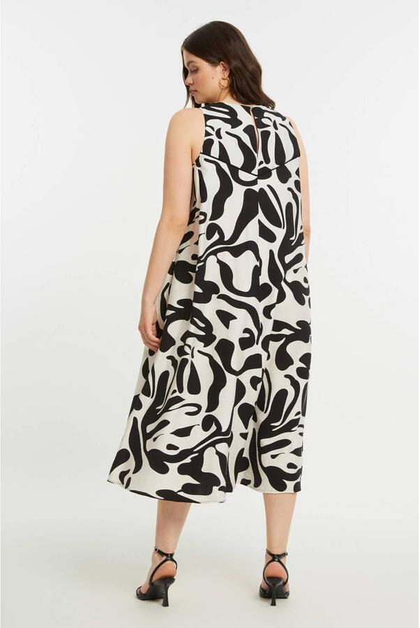 Mat Fashion midi jurk zwart - Foto 2