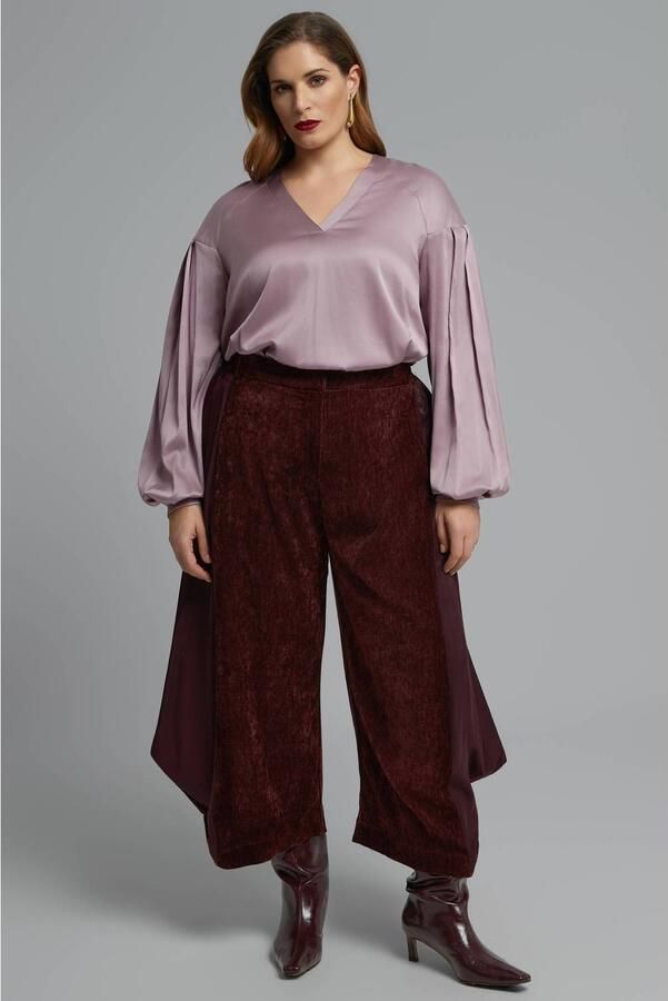 Mat Fashion Plus Size blouse oudroze - Foto 3