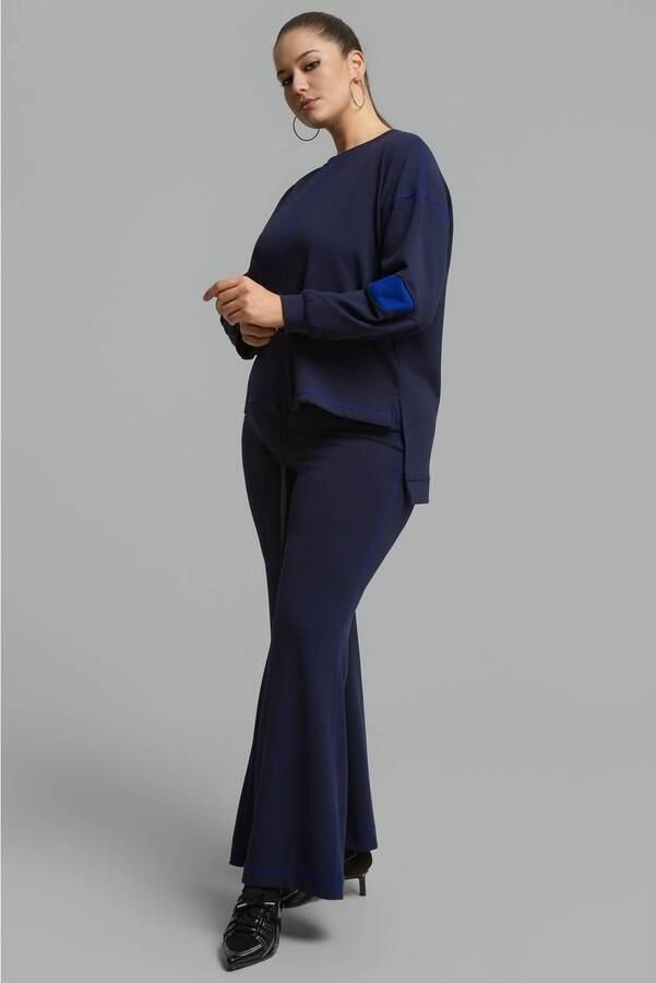 Mat Fashion Plus Size top donkerblauw - Foto 2