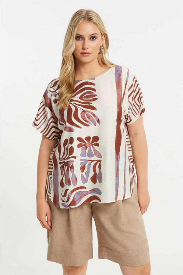 Mat Fashion top ecru