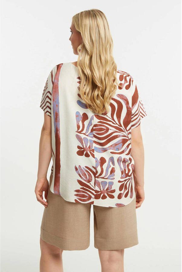 Mat Fashion top ecru - Foto 2