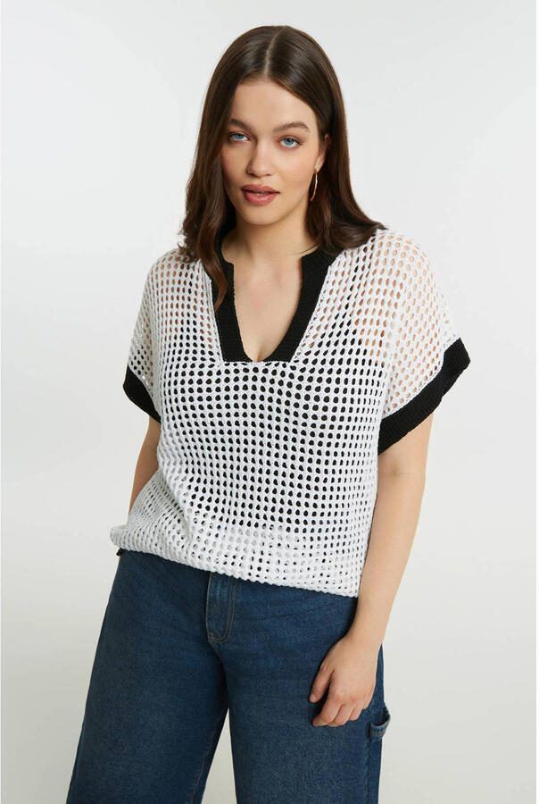 Mat Fashion top wit - Foto 2