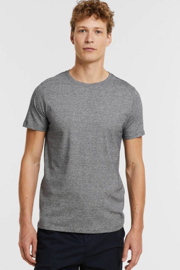 MATINIQUE Heren Polo's & T-shirts Jermane Mini Stripe Donkerblauw - Foto 5