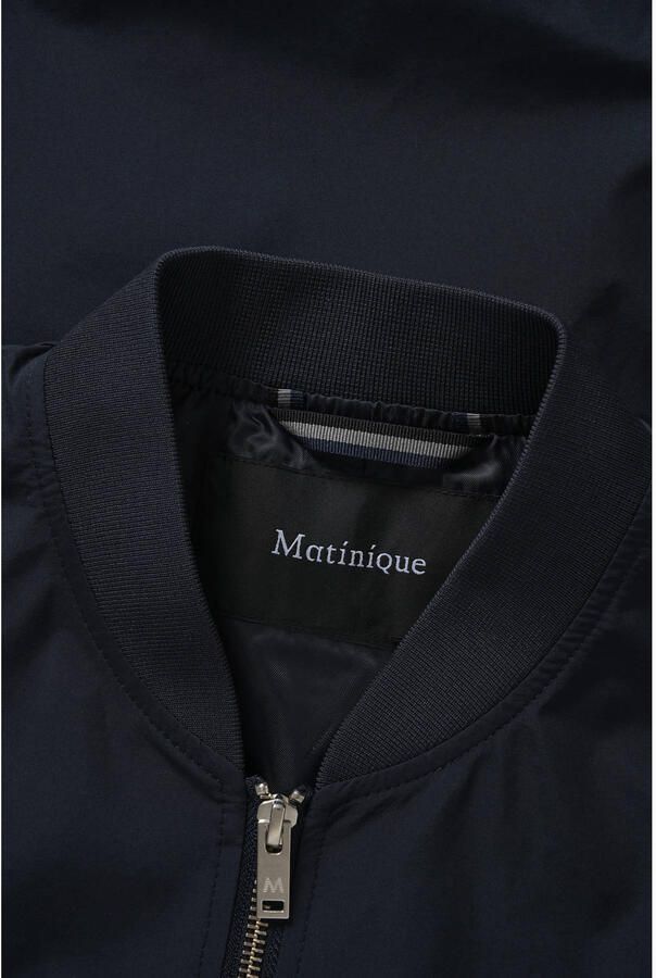 Matinique bomberjack MAclay van gerecycled polyester dark navy - Foto 6