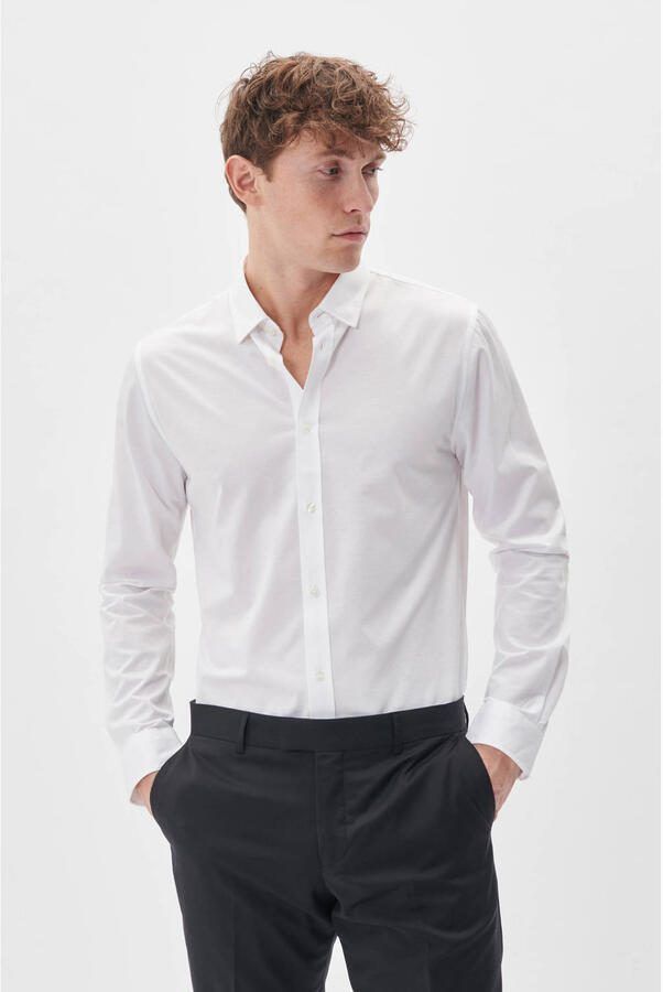 Matinique Slim fit zakelijk overhemd met knoopsluiting model 'trostol' - Foto 5
