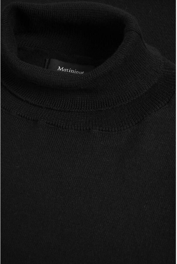 Matinique fijngebreide coltrui MAparcusman van biologisch katoen black