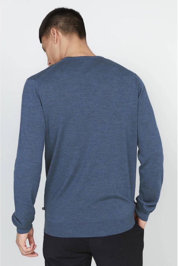 Matinique Gebreide pullover van merinowol model 'Margrate Merino'