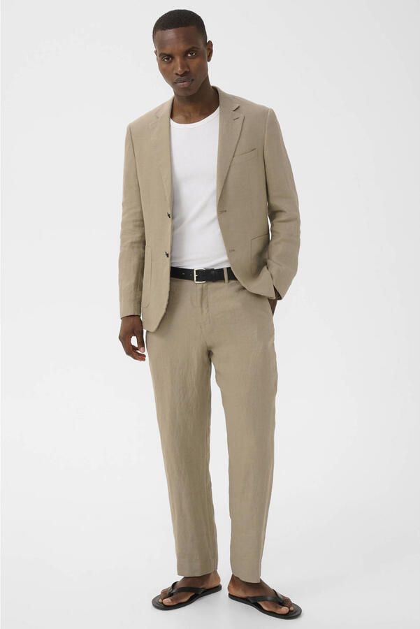 Matinique linnen regular fit colbert beige - Foto 3