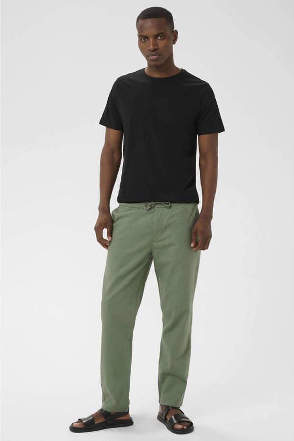 Matinique Straight fit linnenbroek met elastische band Model 'Barton' - Foto 3