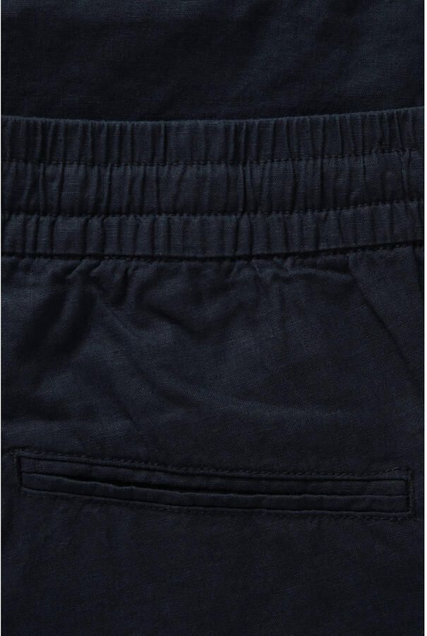 Matinique Korte straight fit broek van een mix van linnen en katoen model 'Barton' - Foto 2