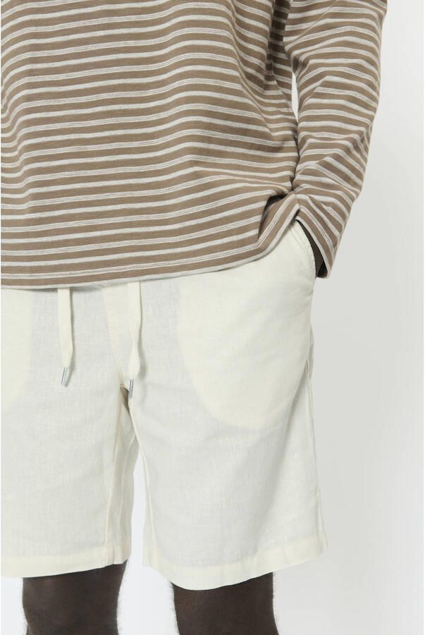 Matinique Short van Mix van katoen en linnen Model 'barton'