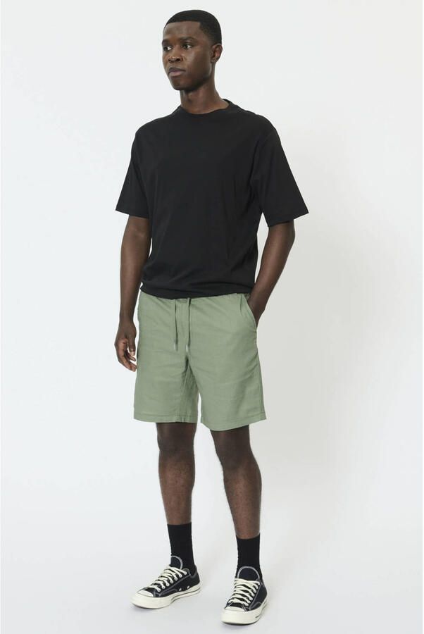 Matinique Short van Mix van katoen en linnen Model 'barton' - Foto 2
