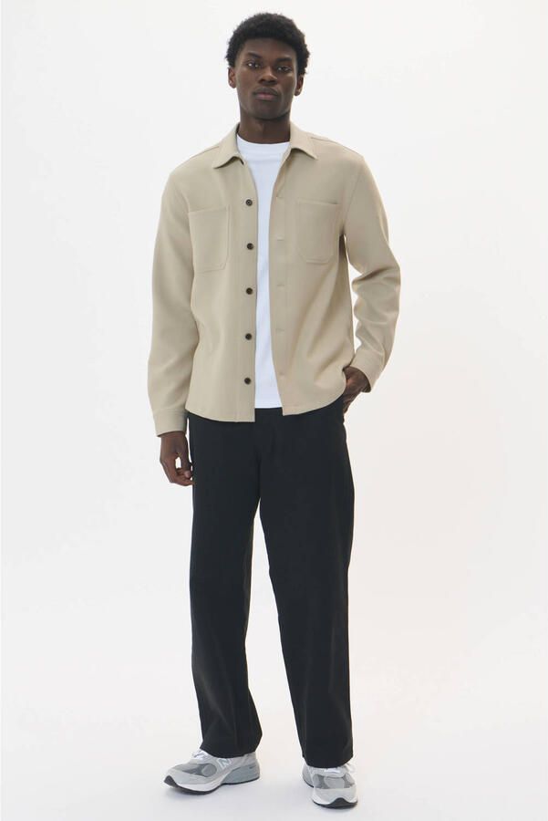 Matinique Taupe Overshirt Mapelton N Beige Heren - Foto 5