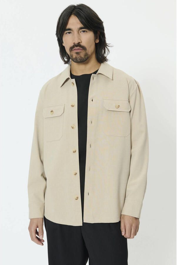 Matinique overshirt beige