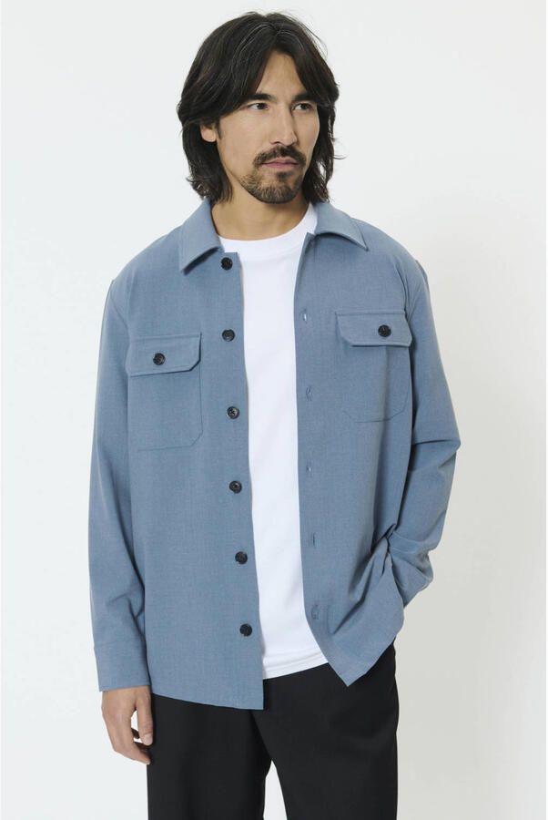 Matinique overshirt blauw