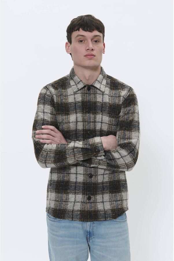Matinique overshirt donkerbruin