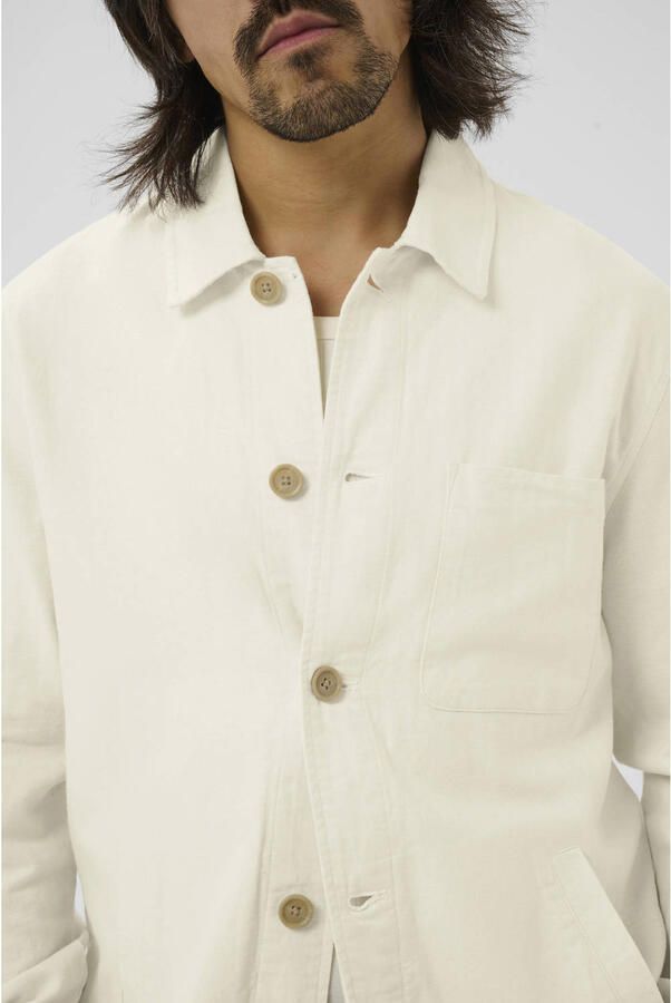Matinique overshirt met linnen ecru - Foto 2