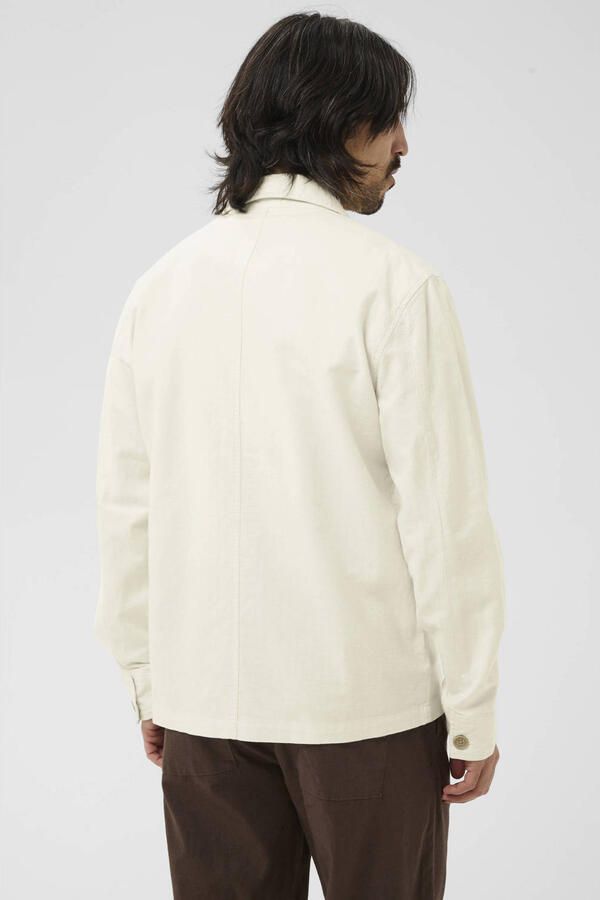 Matinique overshirt met linnen ecru - Foto 3