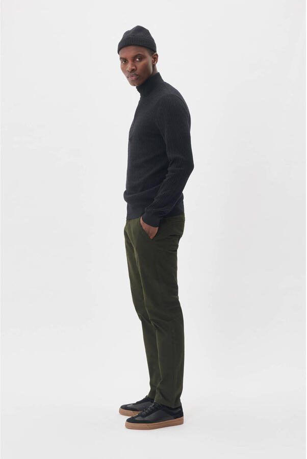 Matinique regular fit chino MABrent donkergroen