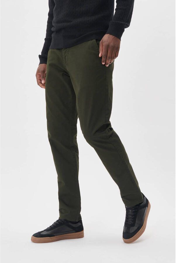 Matinique regular fit chino MABrent donkergroen - Foto 3