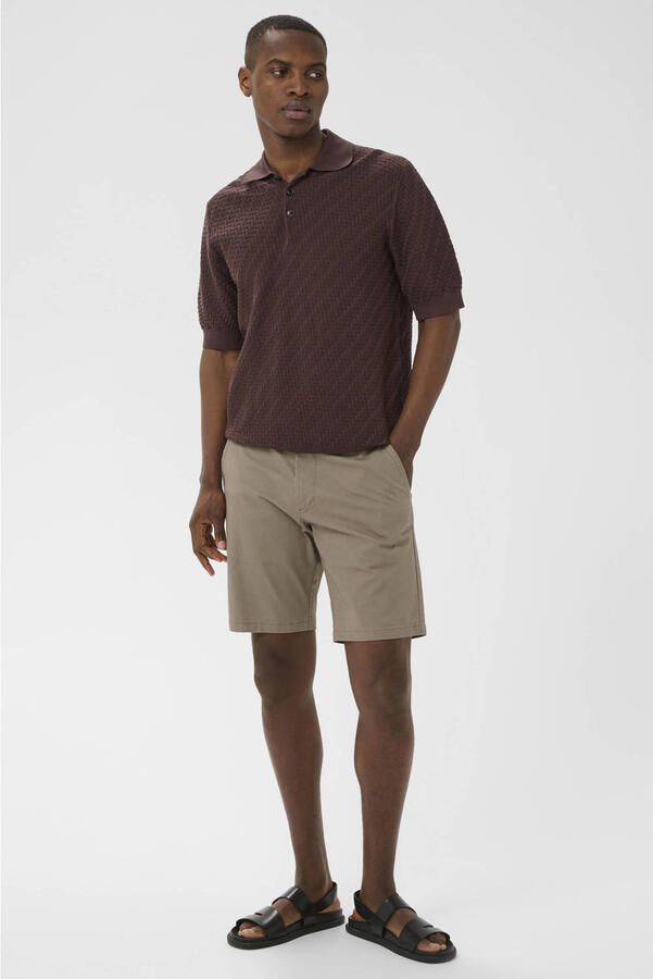 Matinique regular fit chino short bruin - Foto 2
