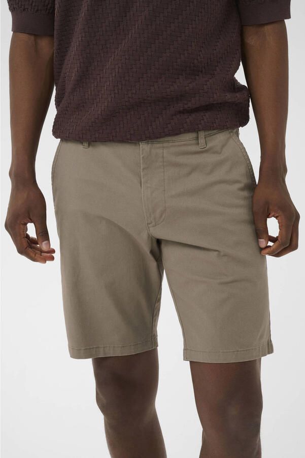Matinique regular fit chino short bruin - Foto 3