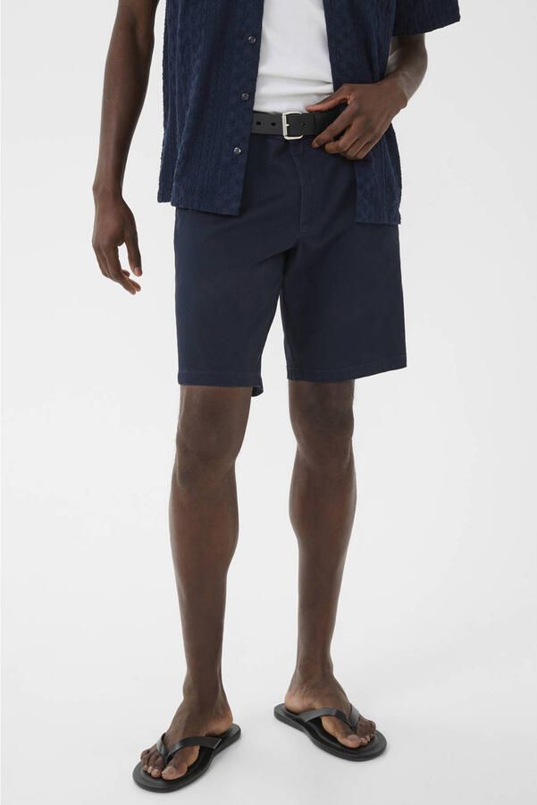 Matinique regular fit chino short donkerblauw