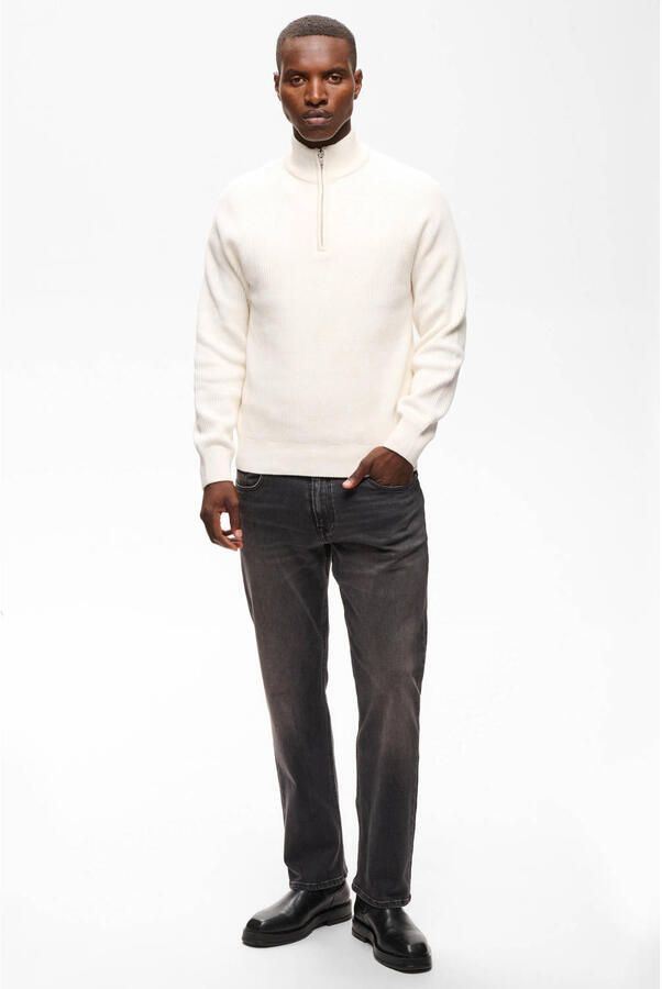 Matinique regular fit gebreide trui offwhite - Foto 2