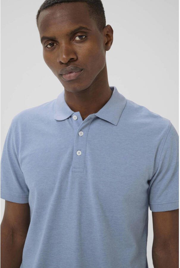 Matinique gemêleerde regular fit polo MApoleo lichtblauw - Foto 2