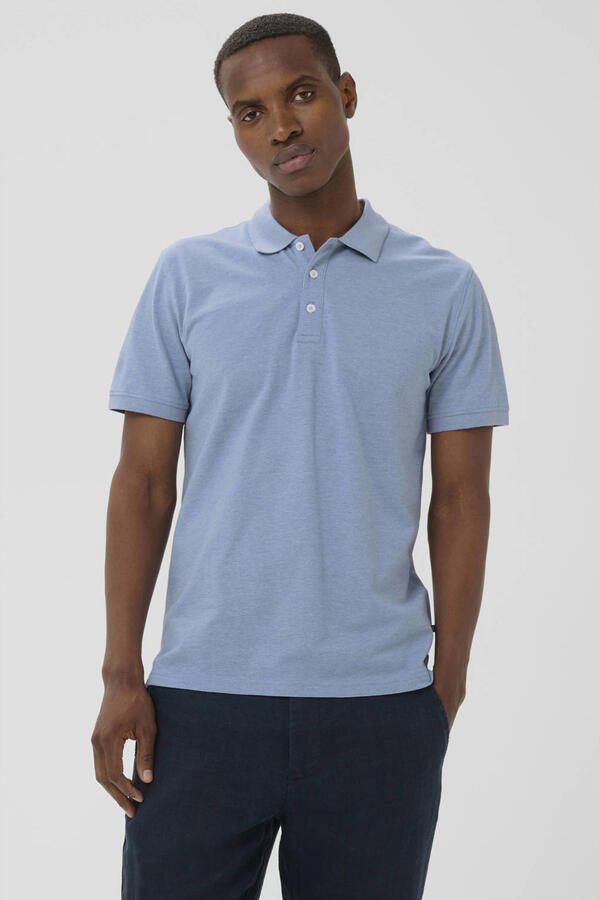 Matinique gemêleerde regular fit polo MApoleo lichtblauw - Foto 3