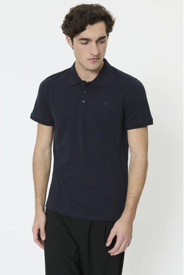 MATINIQUE Heren Polo's & T-shirts Mapoleo Melange Donkerblauw - Foto 7