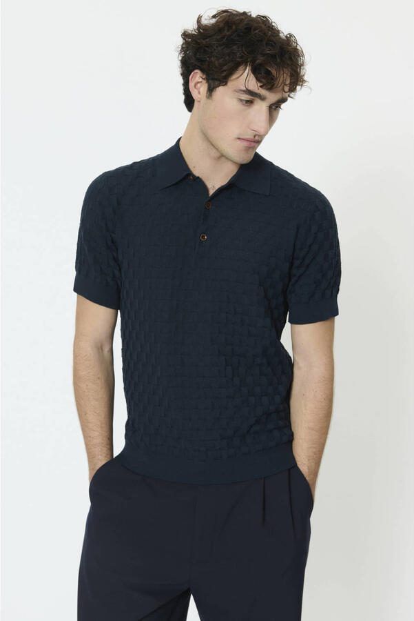 Matinique Slim fit poloshirt met korte knoopsluiting model 'Heritage' - Foto 5