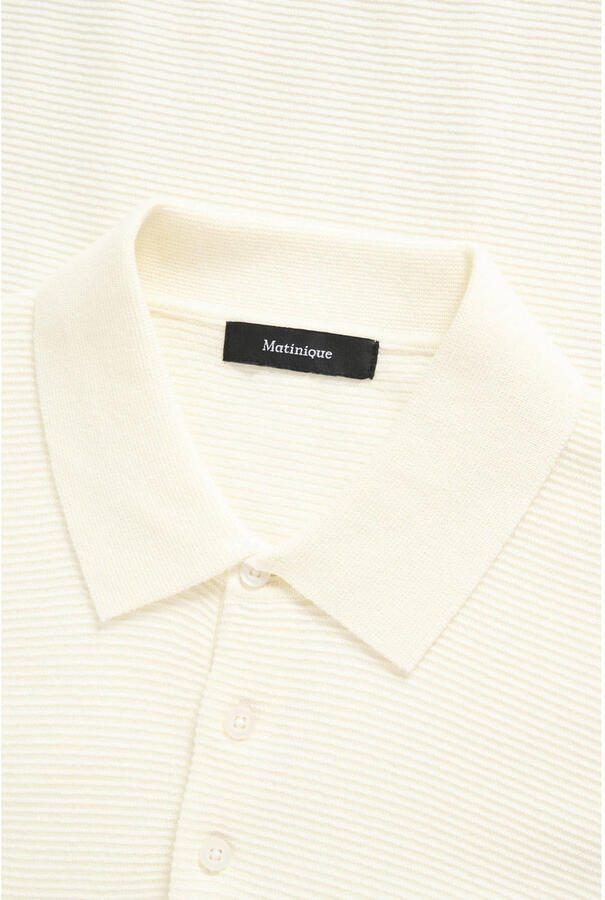 Matinique Slim fit poloshirt van katoenmix in tricotlook - Foto 2