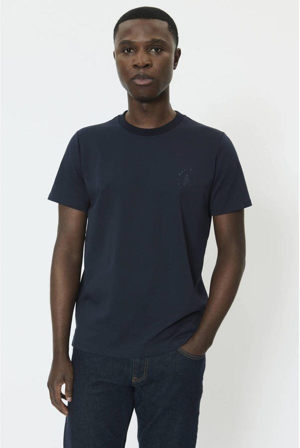 Matinique regular T-shirt donkerblauw