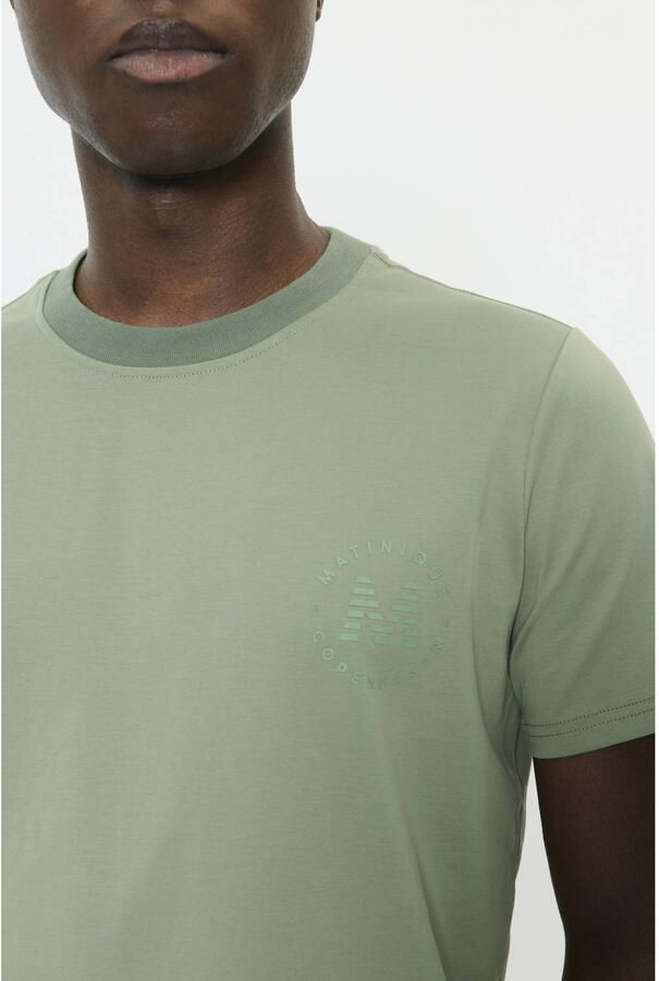 MATINIQUE Heren Polo's & T-shirts Majeremy Crew Groen - Foto 6