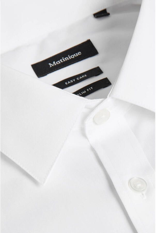 Matinique Slim fit zakelijk overhemd met stretch model 'Robo'