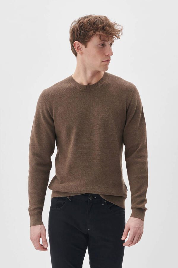 Matinique Bruine Trendy Trui & Vest Brown Heren - Foto 5