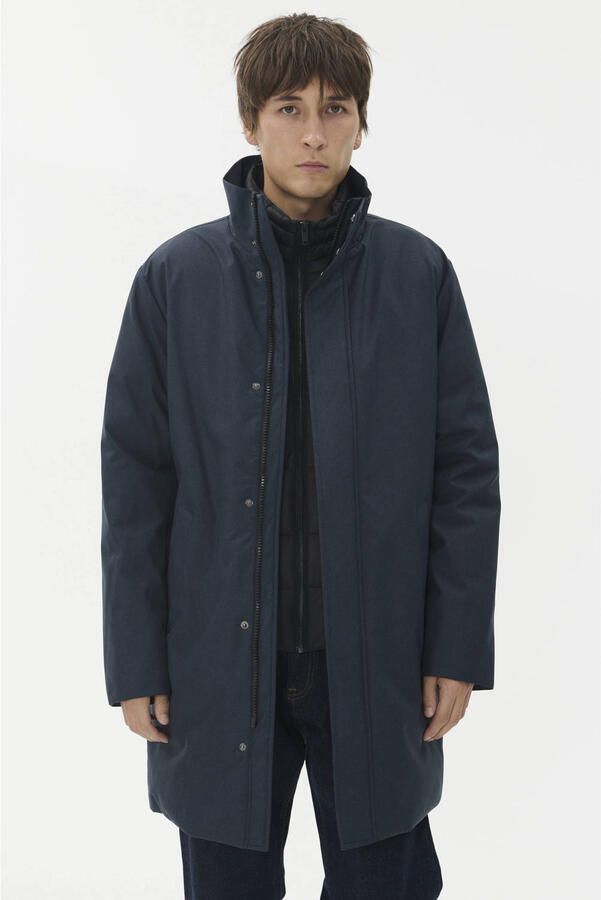 Matinique winterjas donkerblauw